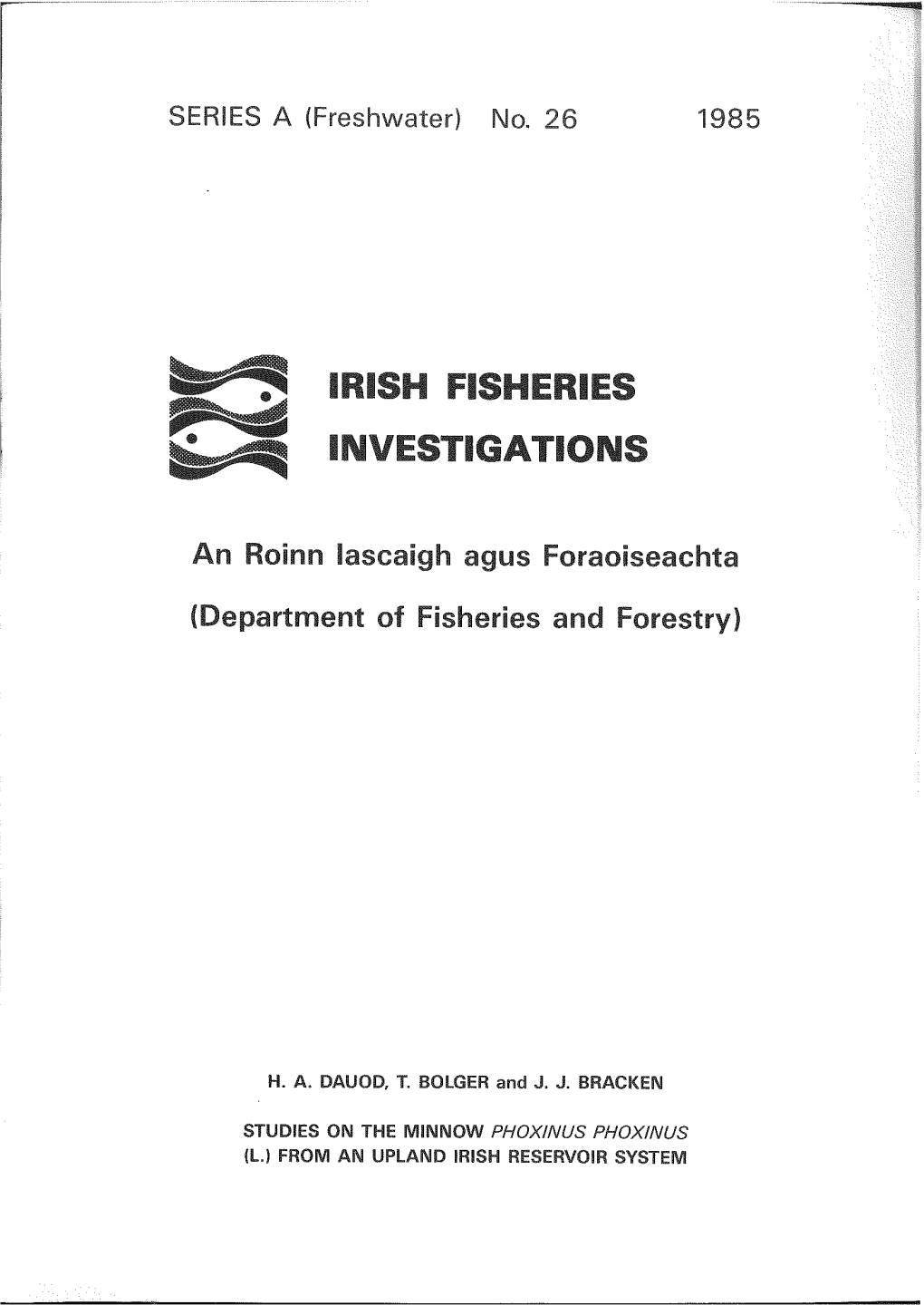 Irish Fisheries Investigations