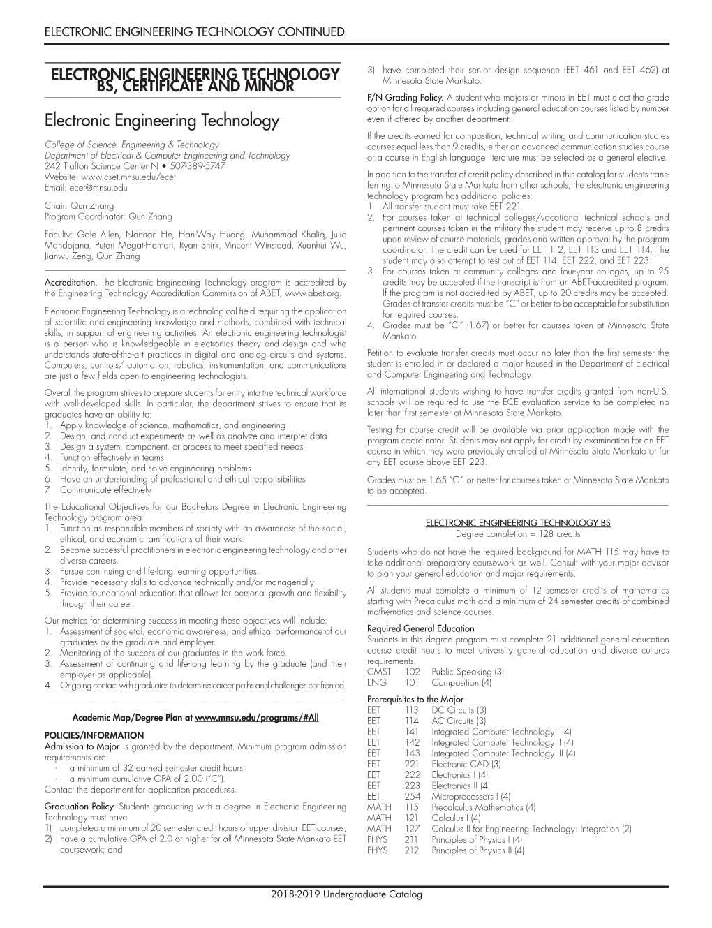 Electronic Engineering Technology