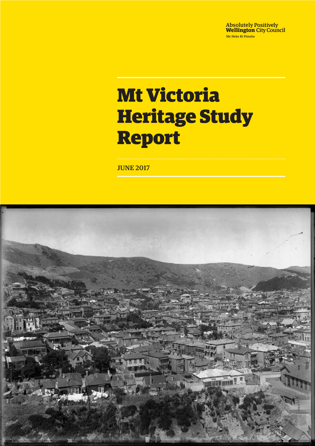 Mount Victoria Heritage Study Report