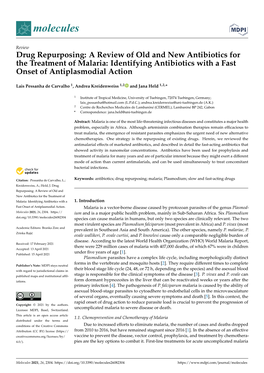 Drug Repurposing: a Review of Old and New Antibiotics for the Treatment of Malaria: Identifying Antibiotics with a Fast Onset of Antiplasmodial Action
