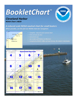 Bookletchart™ Cleveland Harbor NOAA Chart 14839