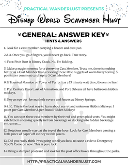 Answer Key Hints & Answers