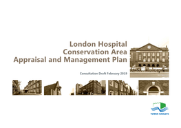 London Hospital Conservation Area Appraisal and Management Plan