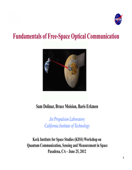 Fundamentals of Free-Space Optical Communication