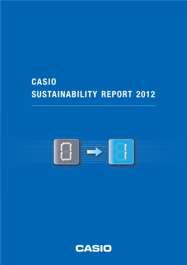 SUSTAINABILITY REPORT 2012 C O N T E N T S