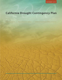 California Drought Contingency Plan California Drought Contingency Plan