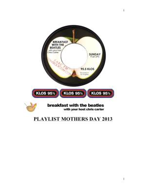 KLOS Mothers Day 2013
