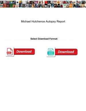 Michael Hutchence Autopsy Report