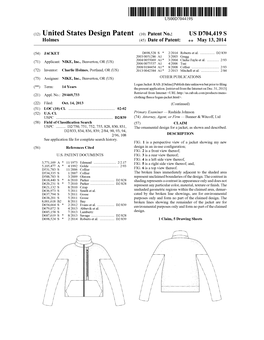 (12) United States Design Patent (10) Patent N0.: US D704,419 S Holmes (45) Date of Patent: *9: May 13, 2014