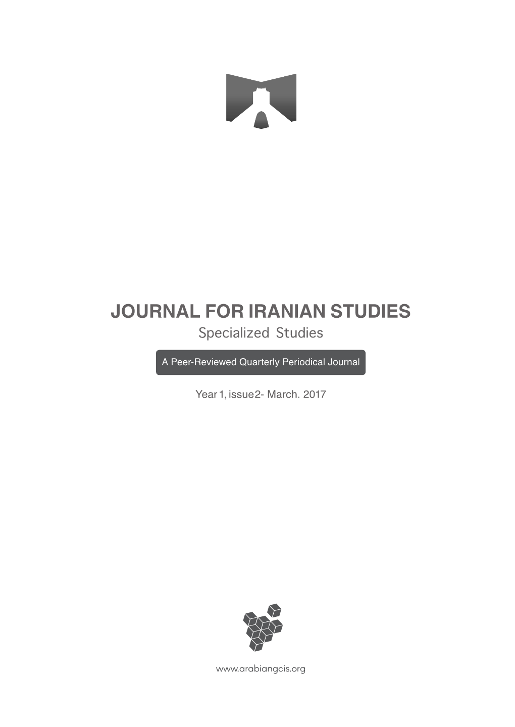 JOURNAL for IRANIAN STUDIES Specialized Studies