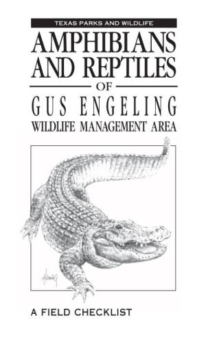 Amphibians and Reptiles of Gus Engeling Wildlife Management Area