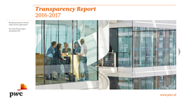 Transparency Report 2016-2017