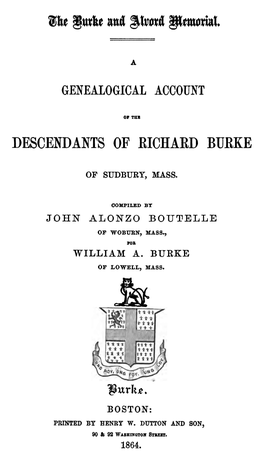 Descendants of Richard Burke