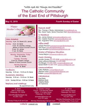 The Catholic Community of the East End of Pittsburgh