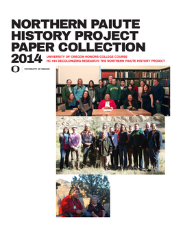 Northern Paiute History Project Paper Collection
