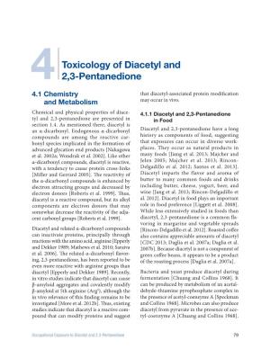 Toxicology of Diacetyl and 2,3-Pentanedione Pdf Icon[PDF – 262
