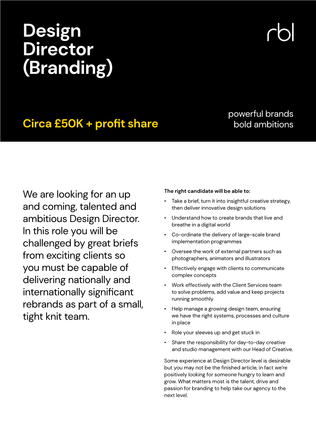 Design Director (Branding)