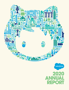 2020 ANNUAL REPORT As FY20 Comes to a Close, We’D Like to Extend Our Gratitude to Our Employees, Customers, Trailblazers, Partners, and All of Their Families