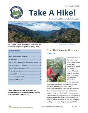 Take a Hike! the Newsletter of the Idaho Trails Association