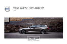 VOLVO V60/V60 Cross Country 2020 Contents