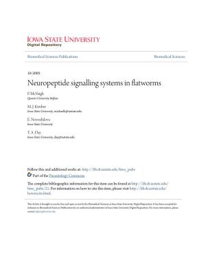 Neuropeptide Signalling Systems in Flatworms P