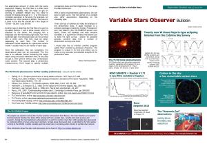 Variable Stars Observer Bulletin 15.000 – 30.000