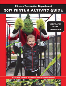2017 Winter Activity Guide
