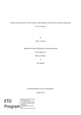John Anthony Final Revisions Thesis