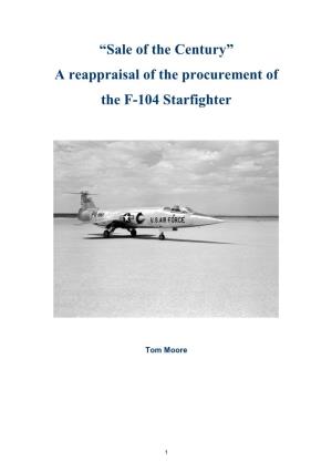 “Sale of the Century” a Reappraisal of the Procurement of the F-104 Starfighter