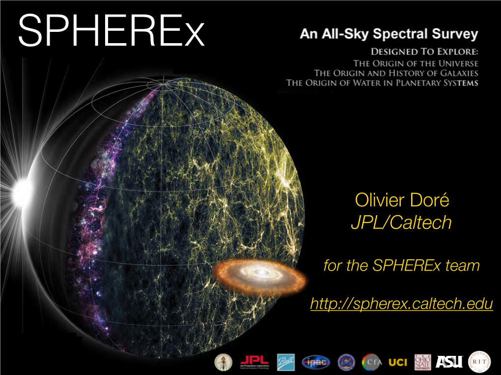 Olivier Doré JPL/Caltech