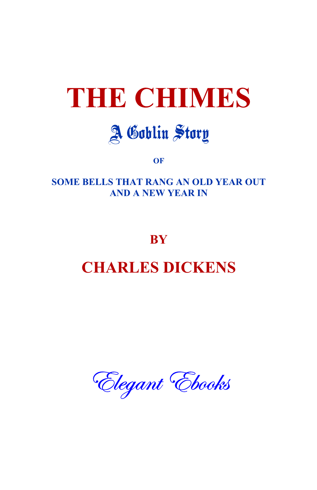 The Chimes >1;8=(C>Ah