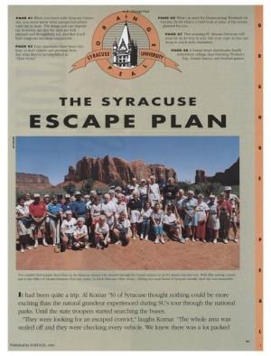 The Syracuse Escape Plan N