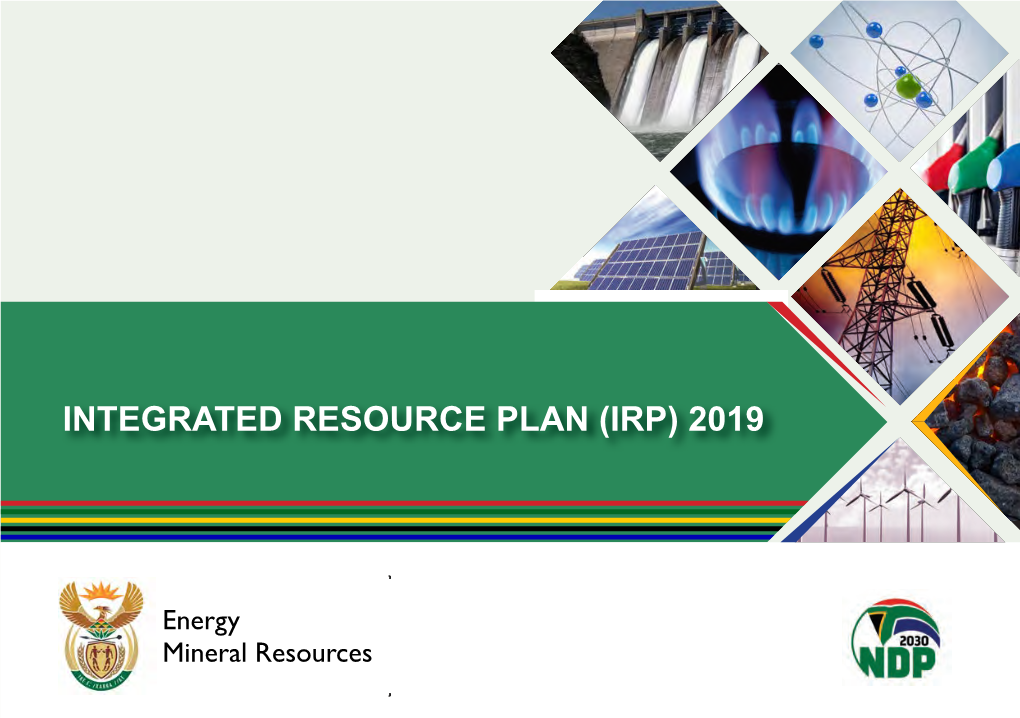 Integrated Resource Plan (Irp) 2019 DocsLib