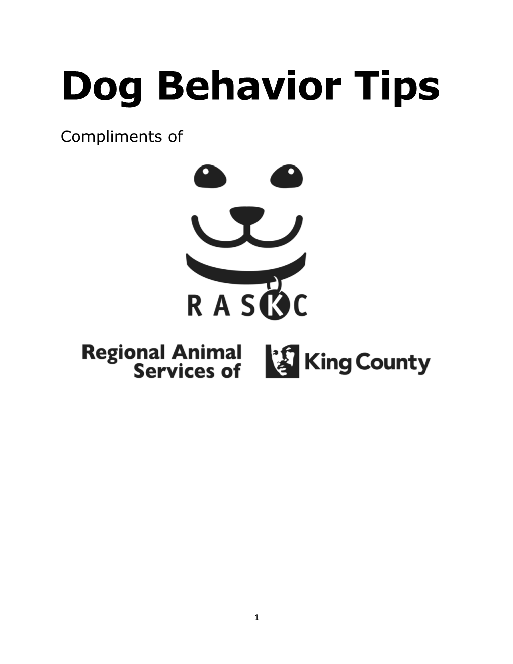 Dog Behavior Tips