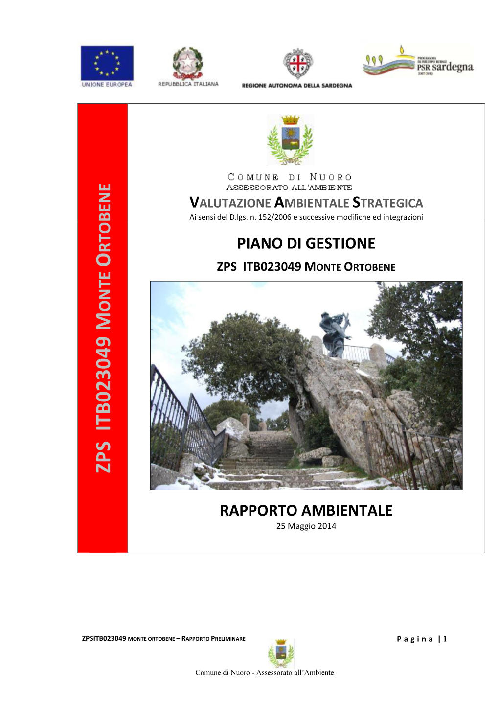 RAPPORTO AMBIENTALE 25 Maggio 2014