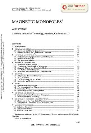 Preskill-1984-Monopoles.Pdf