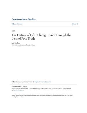 The Festival of Life: Â•Ÿchicago 1968Â•Ž Through the Lens of Post