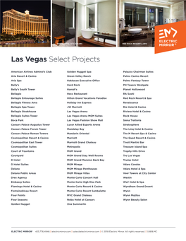 Las Vegas Select Projects
