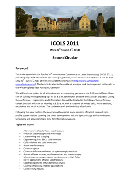 ICOLS-2011 Information