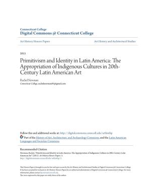 Primitivism and Identity in Latin America: the Appropriation Of