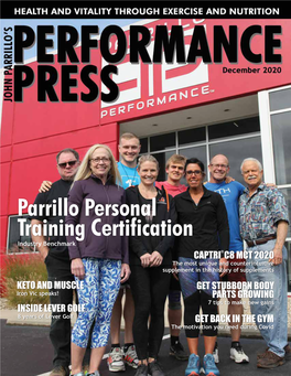 Parrillo Personal Training Certification