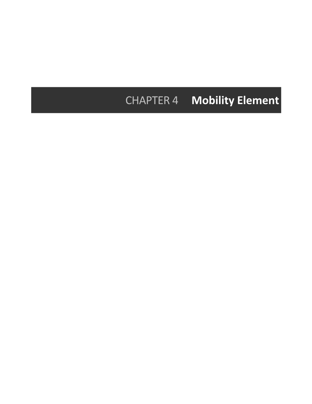 Mobility Element