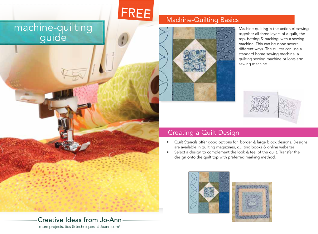 Machine-Quilting Guide