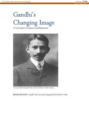 Gandhi's Changing Image