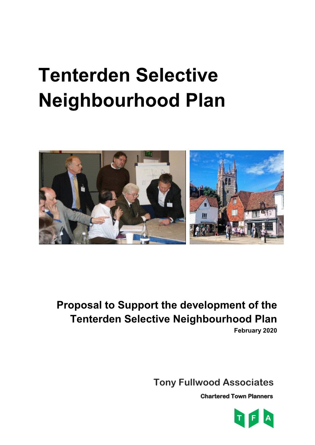 Tenterden Selective Neighbourhood Plan