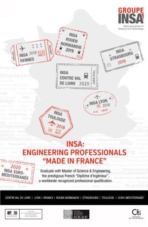 Insa: Engineering Professionals