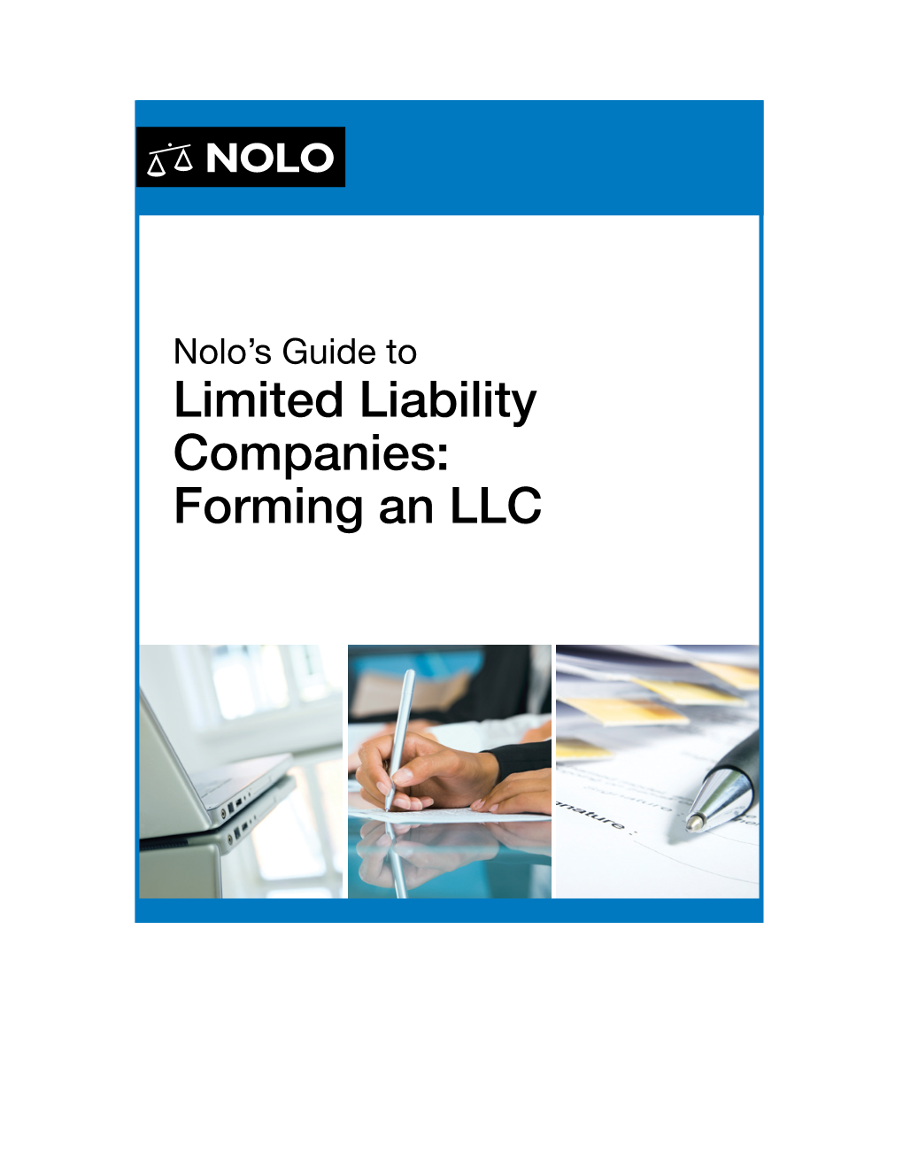 Forming an LLC Table of Contents