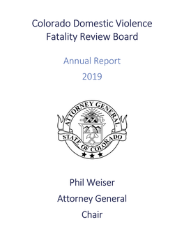 Colorado Domestic Violence Fatality Review Board Report