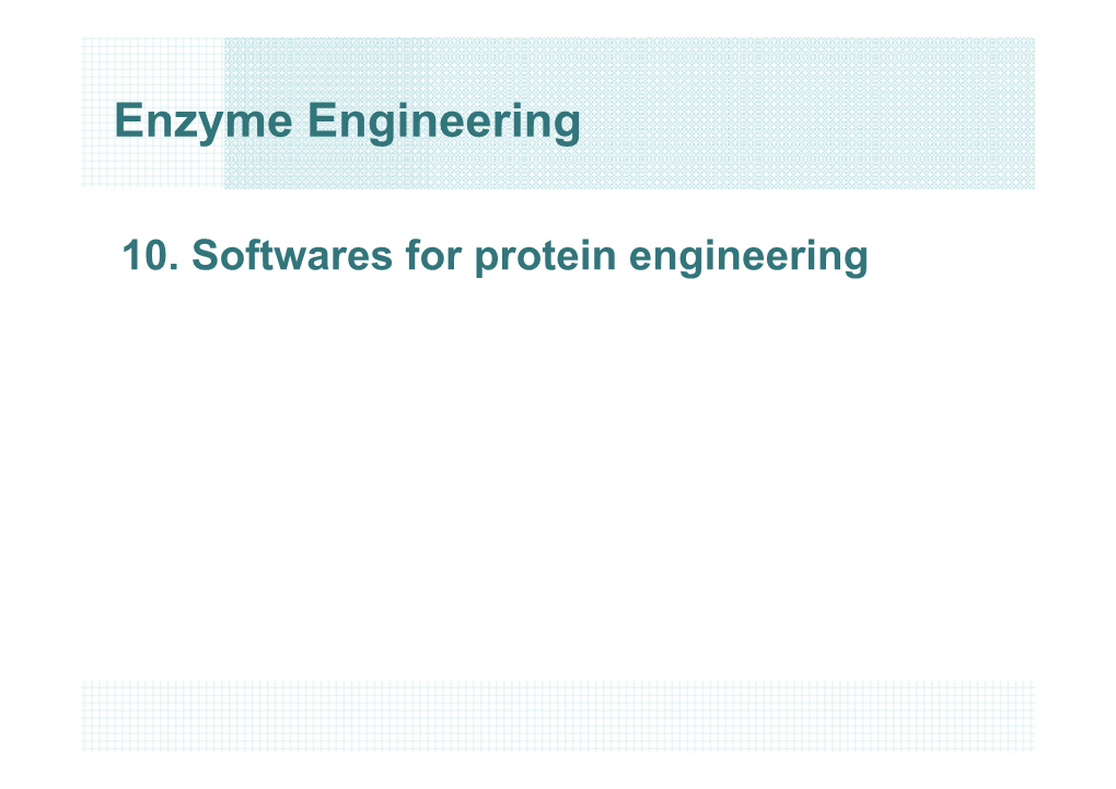 Enzyme Engineering