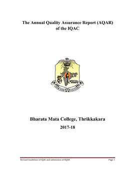 Bharata Mata College, Thrikkakara 2017-18